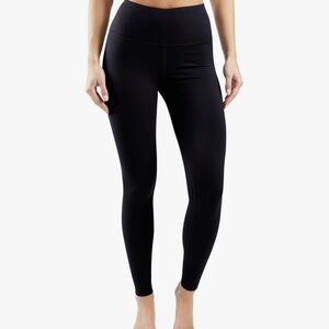 YOGALicious Hi rise polarlux black womens tights size L